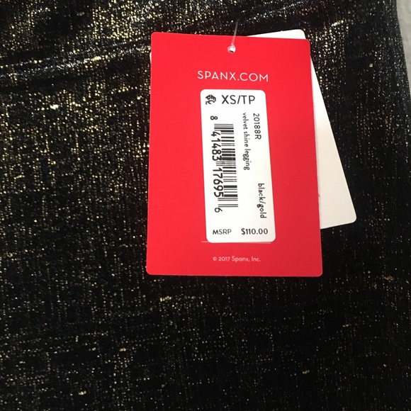 Spanx Velvet Shine Leggings - Picture 12 of 13